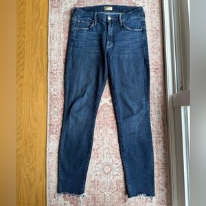 MOTHER Dark Blue Women's Jeans